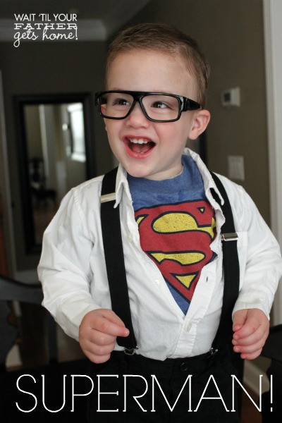 Best ideas about Clark Kent Costume DIY
. Save or Pin Clark Kent Toddler Costume Wait Til Your Father Gets Home Now.