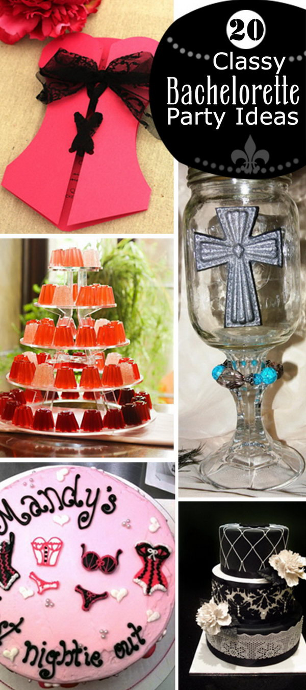 Best ideas about Classy Bachelorette Gift Ideas
. Save or Pin 20 Classy Bachelorette Party Ideas Hative Now.