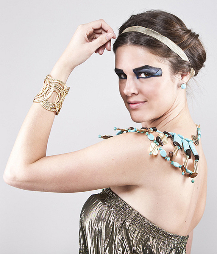 Best ideas about Cleopatra Costume DIY
. Save or Pin Homemade Halloween Cleopatra on What I Wore Now.