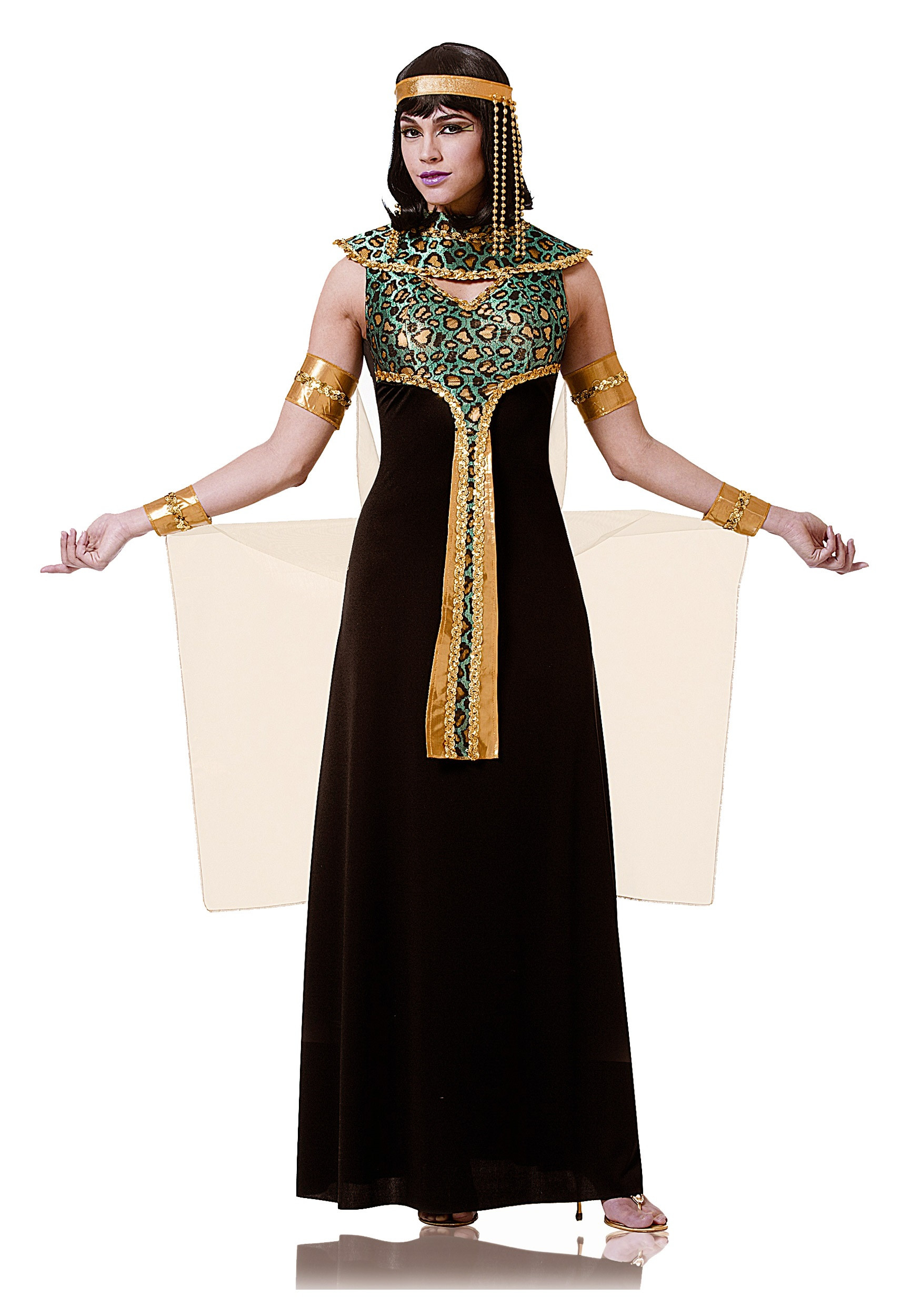Best ideas about Cleopatra Halloween Costume DIY
. Save or Pin Adult Black and Teal Cleopatra Costume Now.
