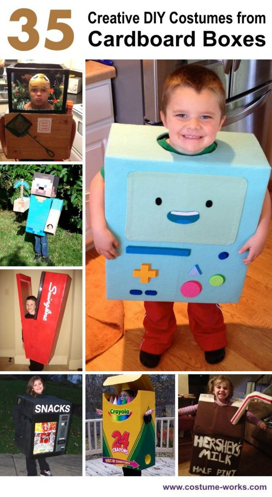 Best ideas about Clever DIY Halloween Costumes
. Save or Pin Cardboard Creativity 8 Great Ideas Inspired by Boxtrolls Now.