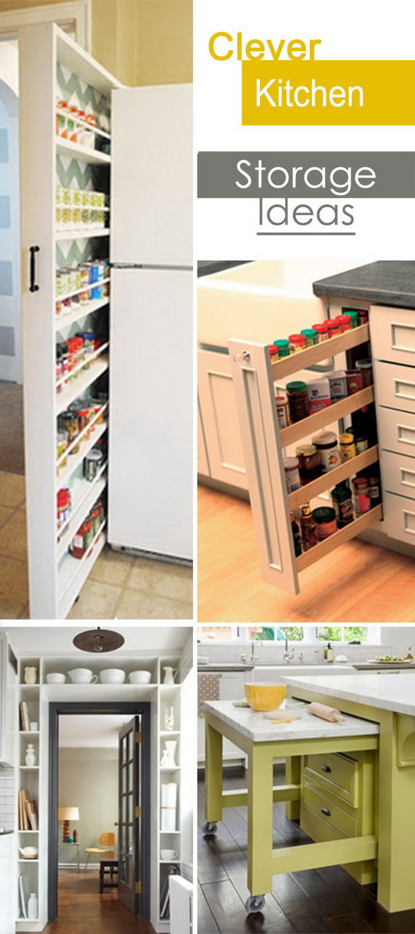 Best ideas about Clever Storage Ideas For Small Kitchens
. Save or Pin Clever Kitchen Storage Ideas Hative Now.