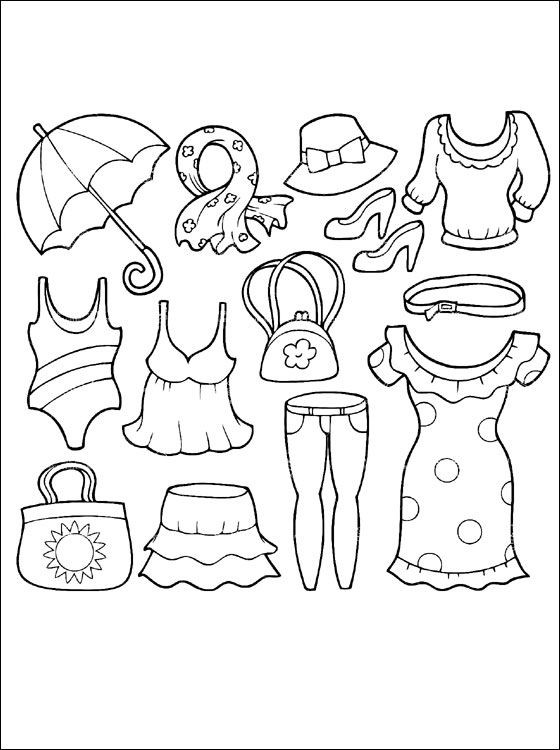 Best ideas about Clothing Coloring Pages
. Save or Pin Summer clothing coloring page Coloring pages Now.
