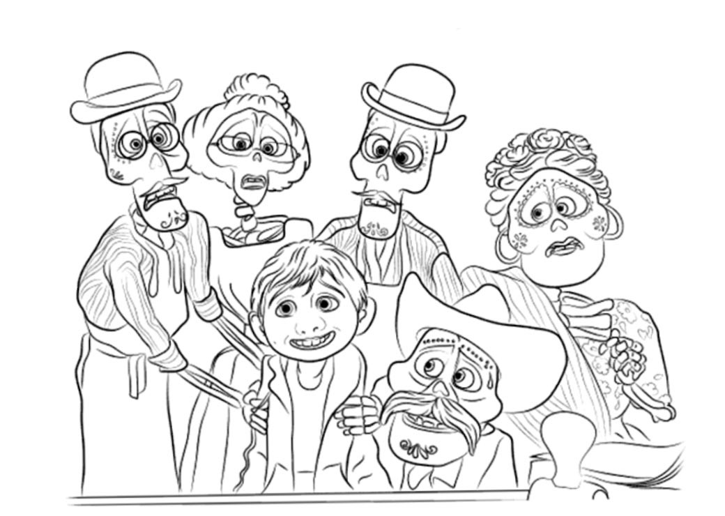 Best ideas about Coco Coloring Sheets For Kids
. Save or Pin Disney Movie Coco Coloring Pages Characters Miguel and Now.