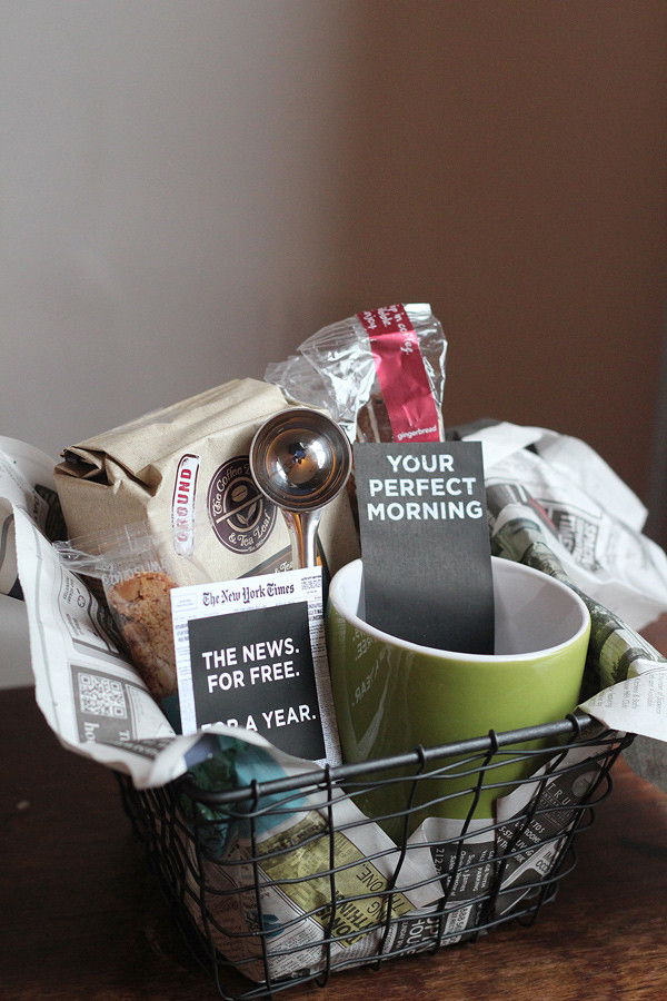 Best ideas about Coffee Gift Basket Ideas Homemade
. Save or Pin 10 Gorgeous DIY Gift Basket Ideas Now.