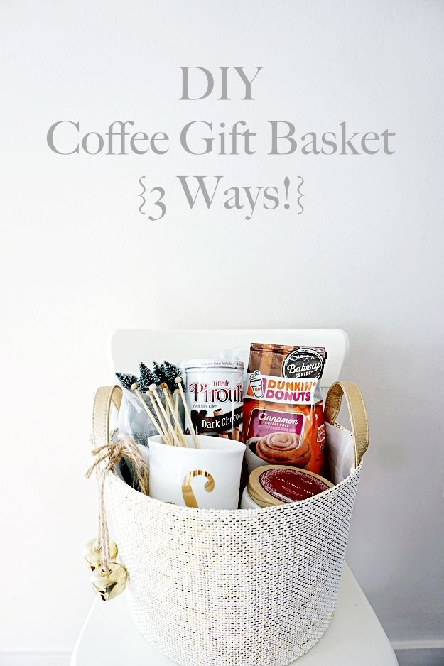 Best ideas about Coffee Gift Ideas
. Save or Pin DIY Coffee Gift Basket 3 Ways Now.