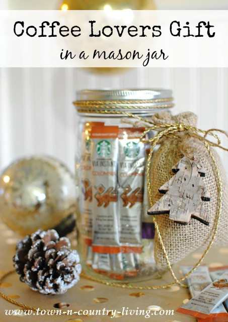 Best ideas about Coffee Lover Gift Ideas
. Save or Pin Coffee Lovers Gift in a Mason Jar Town & Country Living Now.
