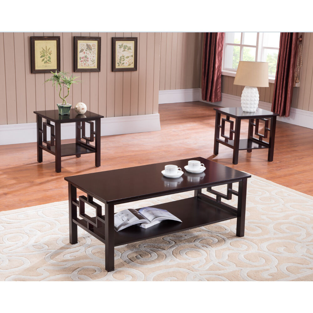 Best ideas about Coffee Table And End Tables
. Save or Pin 3 Pc Kings Brand Cherry Finish Wood Coffee Table & 2 End Now.