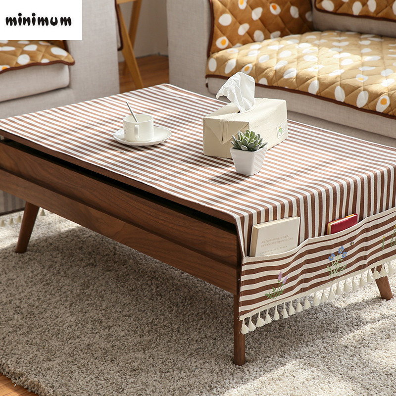 Best ideas about Coffee Table Cloth
. Save or Pin Linen cloth Coffee table tablecloth with storage bag Now.