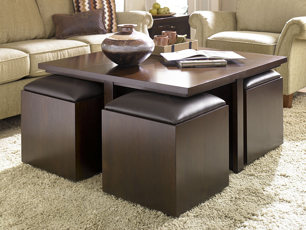 Best ideas about Coffee Table With Ottomans Underneath
. Save or Pin Coffee Table with Seating Design s Now.