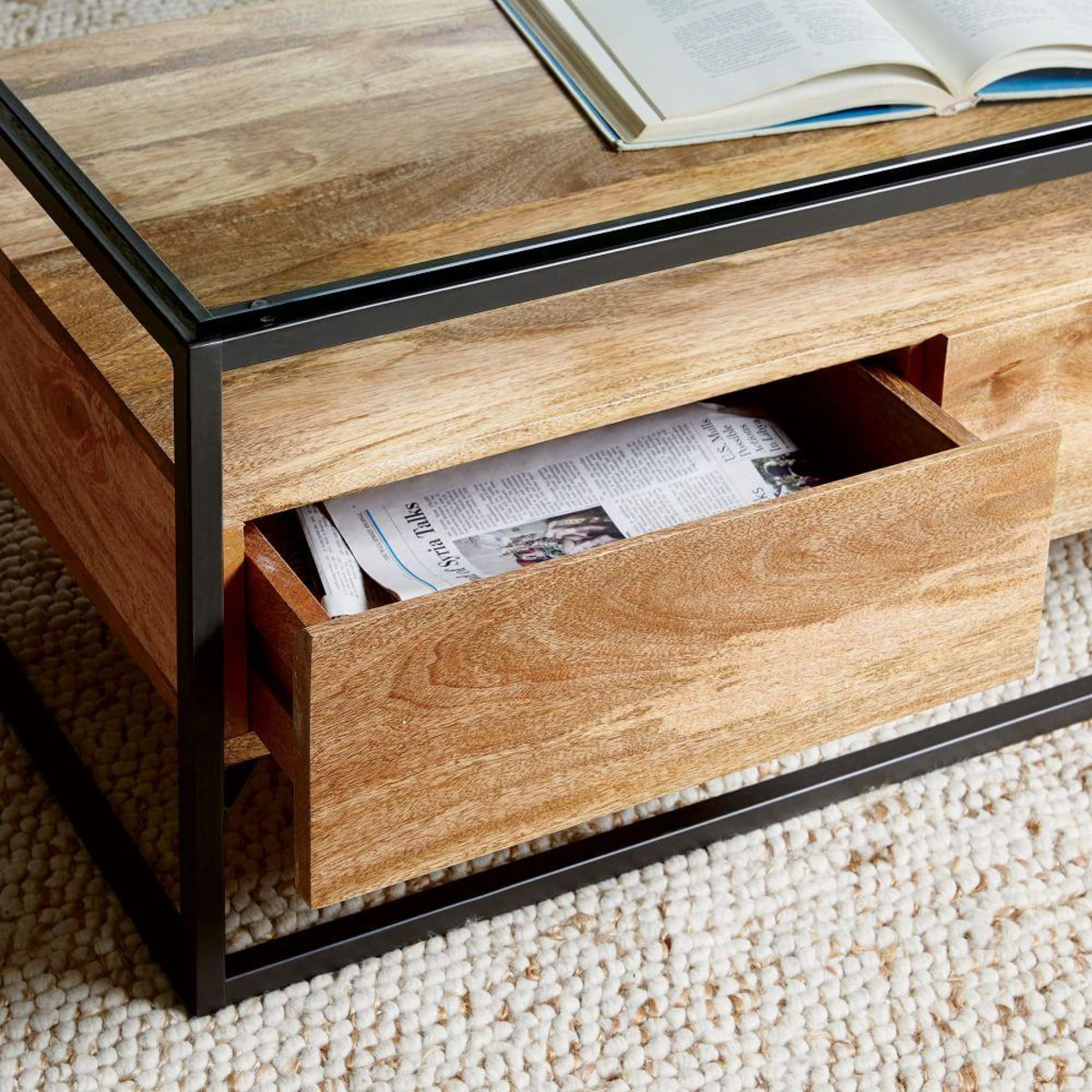 Best ideas about Coffee Table With Storage
. Save or Pin Box Frame Storage Coffee Table Now.