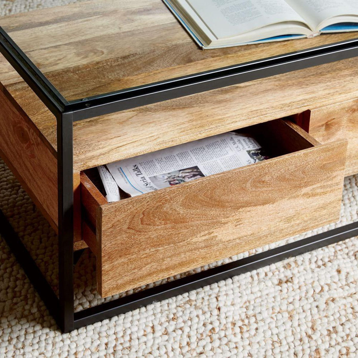 Best ideas about Coffee Tables With Storage
. Save or Pin Box Frame Storage Coffee Table Now.