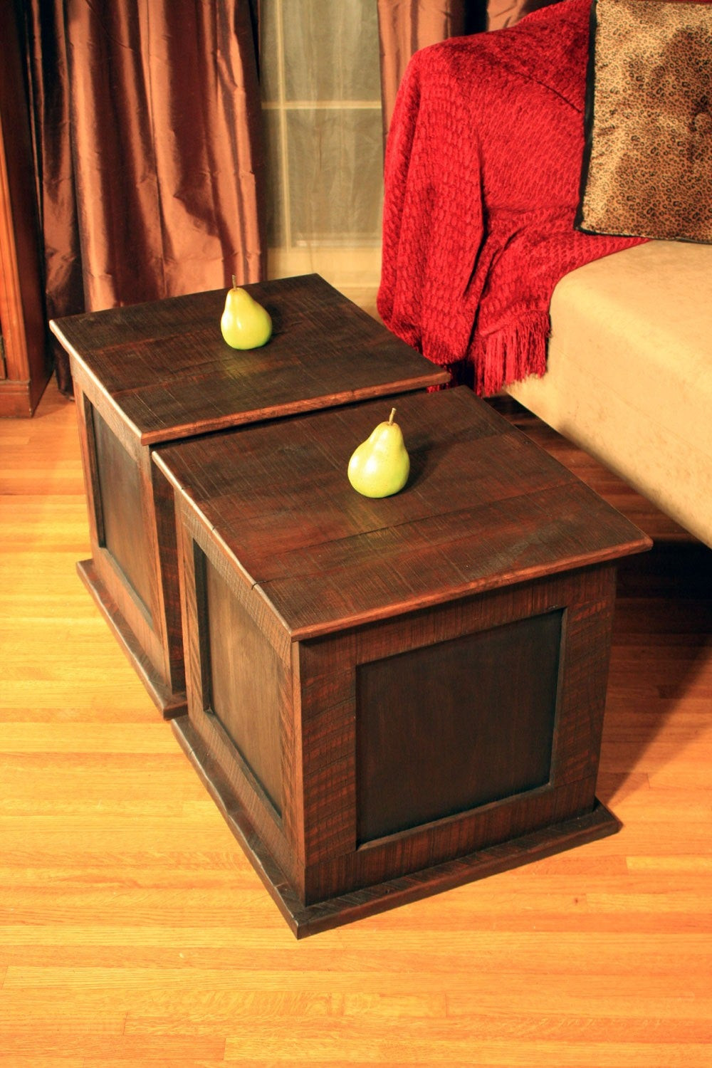 Best ideas about Coffee Tables With Storage
. Save or Pin Storage Cube Coffee Table Reclaimed Wood Rustic Now.