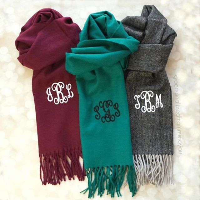 Best ideas about Cold Weather Gift Ideas
. Save or Pin Cute monogrammed scarves for cold weather Now.