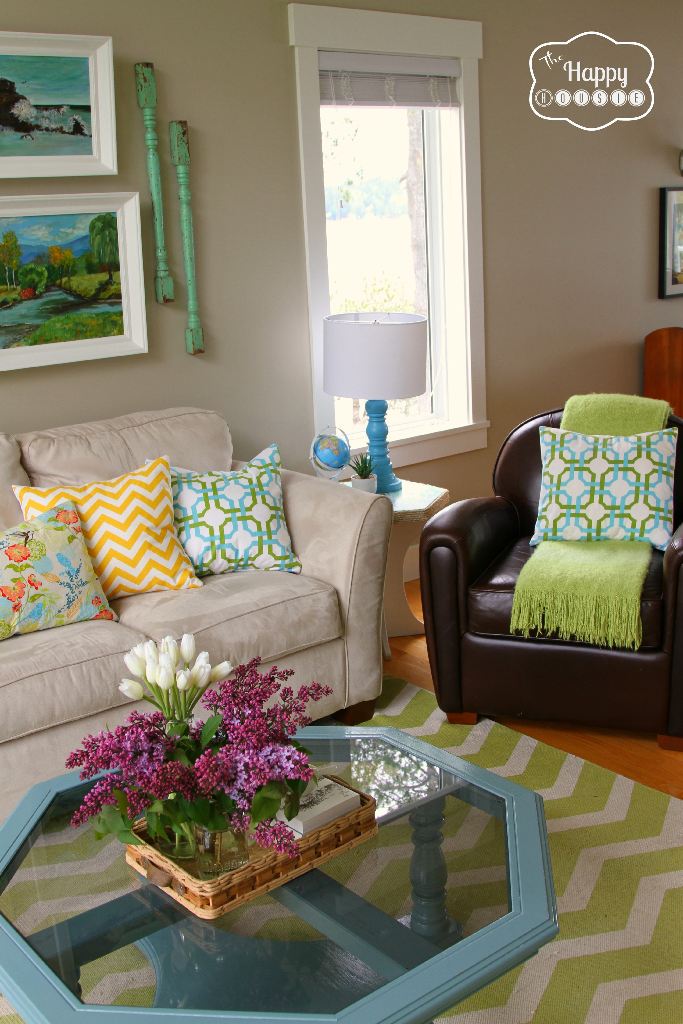 Best ideas about Colorful Living Room
. Save or Pin The "I m So Ready for Summer Home Tour" A Few Updates and Now.