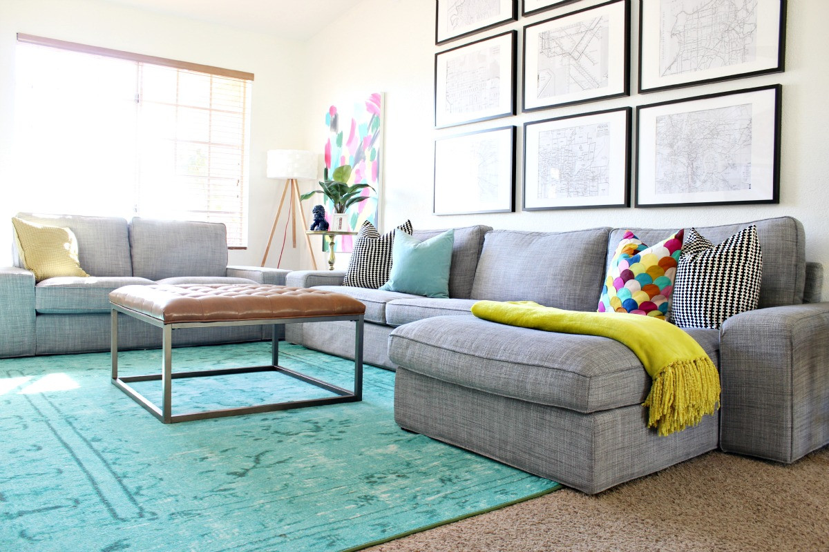 Best ideas about Colorful Living Room
. Save or Pin Mallory s rental Home Tour Goodbye to Sericin Circle Now.