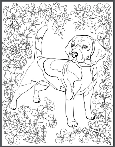 Best ideas about Coloring Pages For Adults Dogs
. Save or Pin De stress With Dogs Downloadable 10 Page Coloring Book Now.