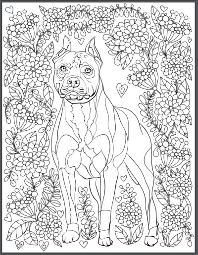 Best ideas about Coloring Pages For Adults Dogs
. Save or Pin De stress With Dogs Downloadable 10 Page Coloring Book Now.