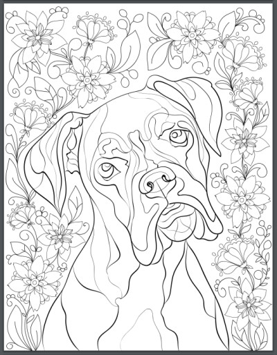 Best ideas about Coloring Pages For Adults Dogs
. Save or Pin De stress With Dogs Downloadable 10 Page Coloring Book Now.