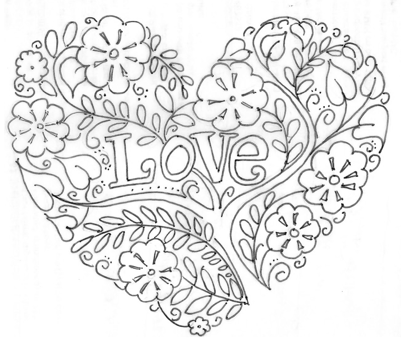 Best ideas about Coloring Pages For Adults Hearts
. Save or Pin Barbara Di Giovanni Now.