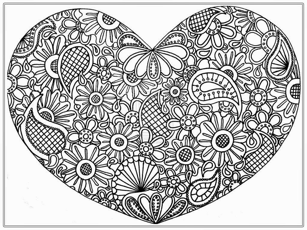 Best ideas about Coloring Pages For Adults Hearts
. Save or Pin Heart To Color For Adult Now.