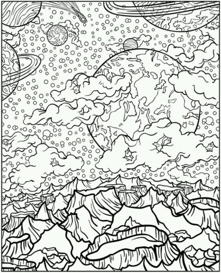 Best ideas about Coloring Pages For Adults Space
. Save or Pin Get This Space Coloring Pages for Adults LOP79 Now.