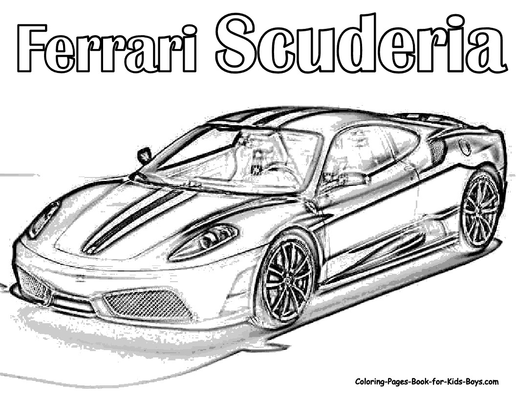 Best ideas about Coloring Pages For Boys Cars
. Save or Pin auto coloring Now.