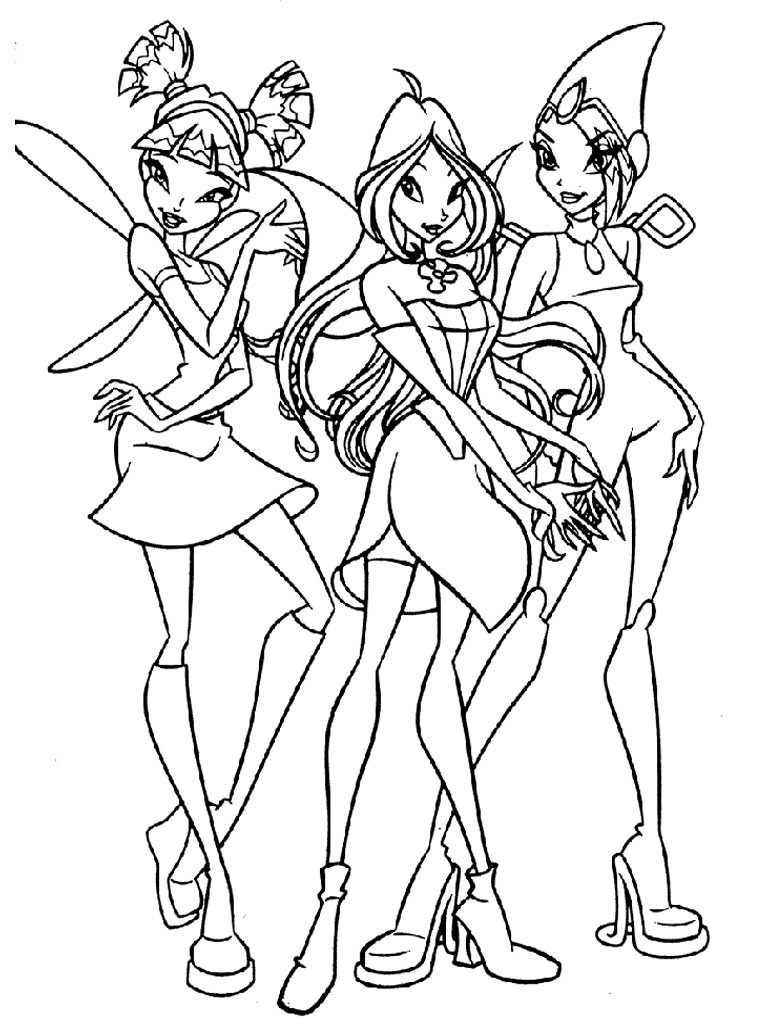 Best ideas about Coloring Pages For Boys Club
. Save or Pin Winx Club Coloring Pages Printable Now.