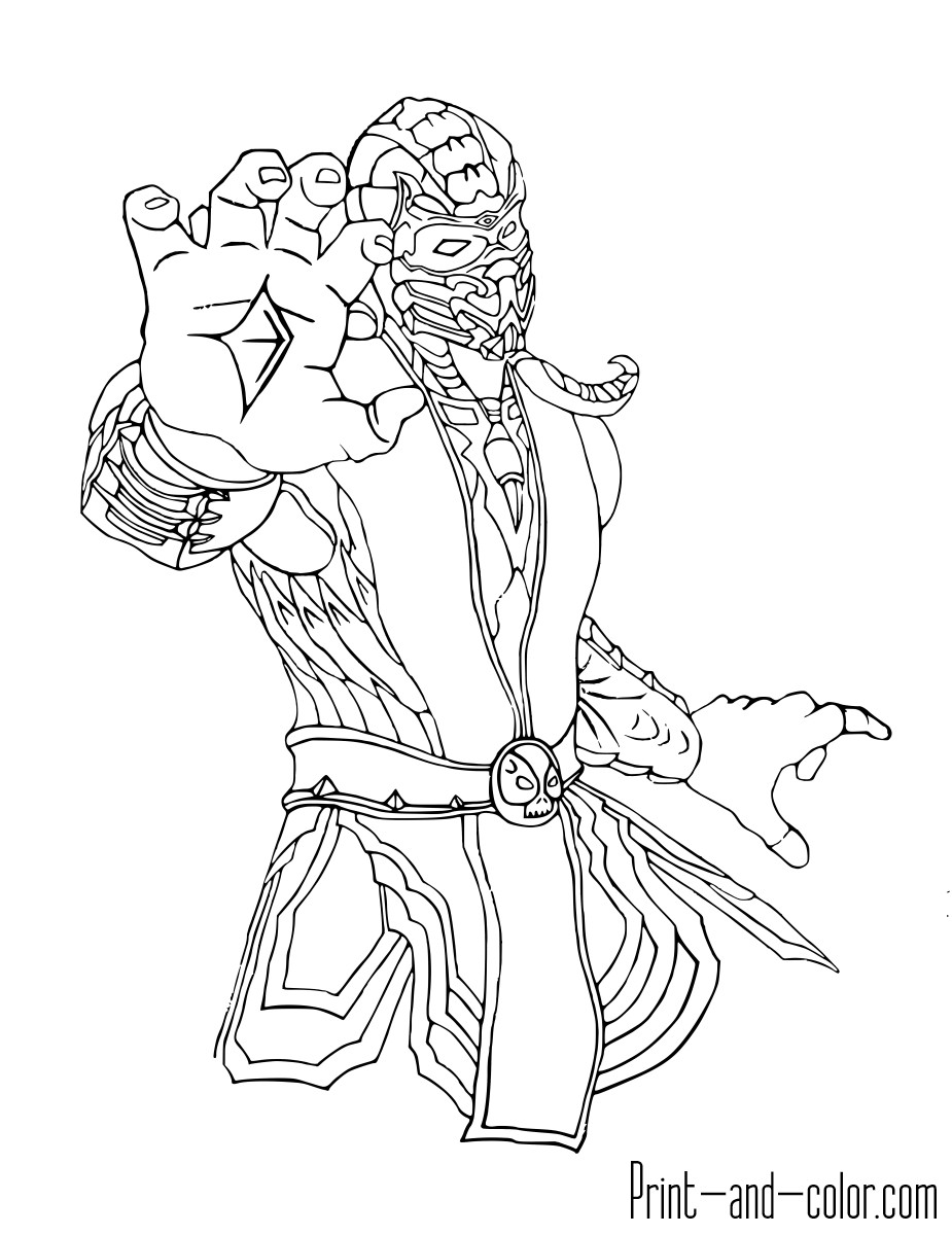Best ideas about Coloring Pages For Boys Mortal Combat
. Save or Pin Mortal Kombat coloring pages Now.