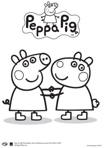 Best ideas about Coloring Pages For Boys Pepa Pig
. Save or Pin Peppa Pig and Friends Colouring In Printable Now.