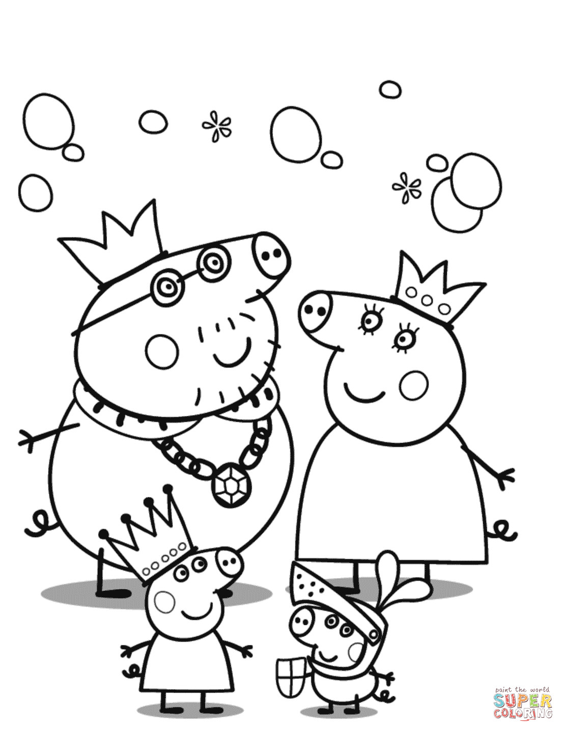 Best ideas about Coloring Pages For Boys Pepa Pig
. Save or Pin Peppa Pig s Royal Family coloring page Now.