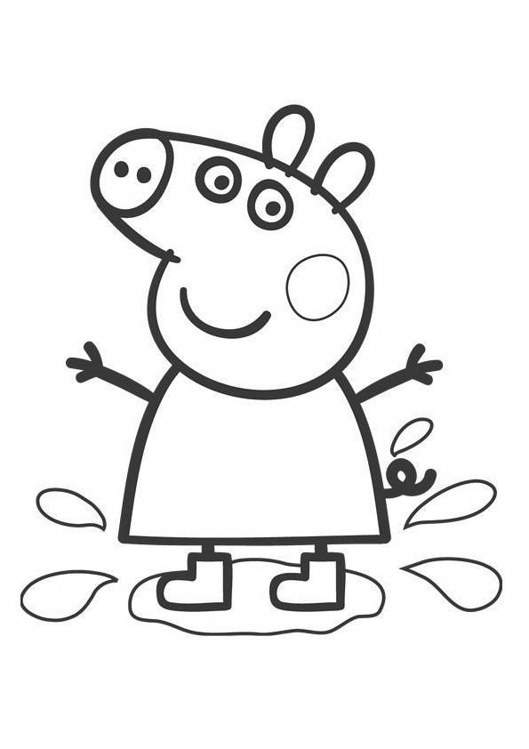 Best ideas about Coloring Pages For Boys Pepa Pig
. Save or Pin Pin by Anna Berthótyová on Marcipánové tvorenie Now.