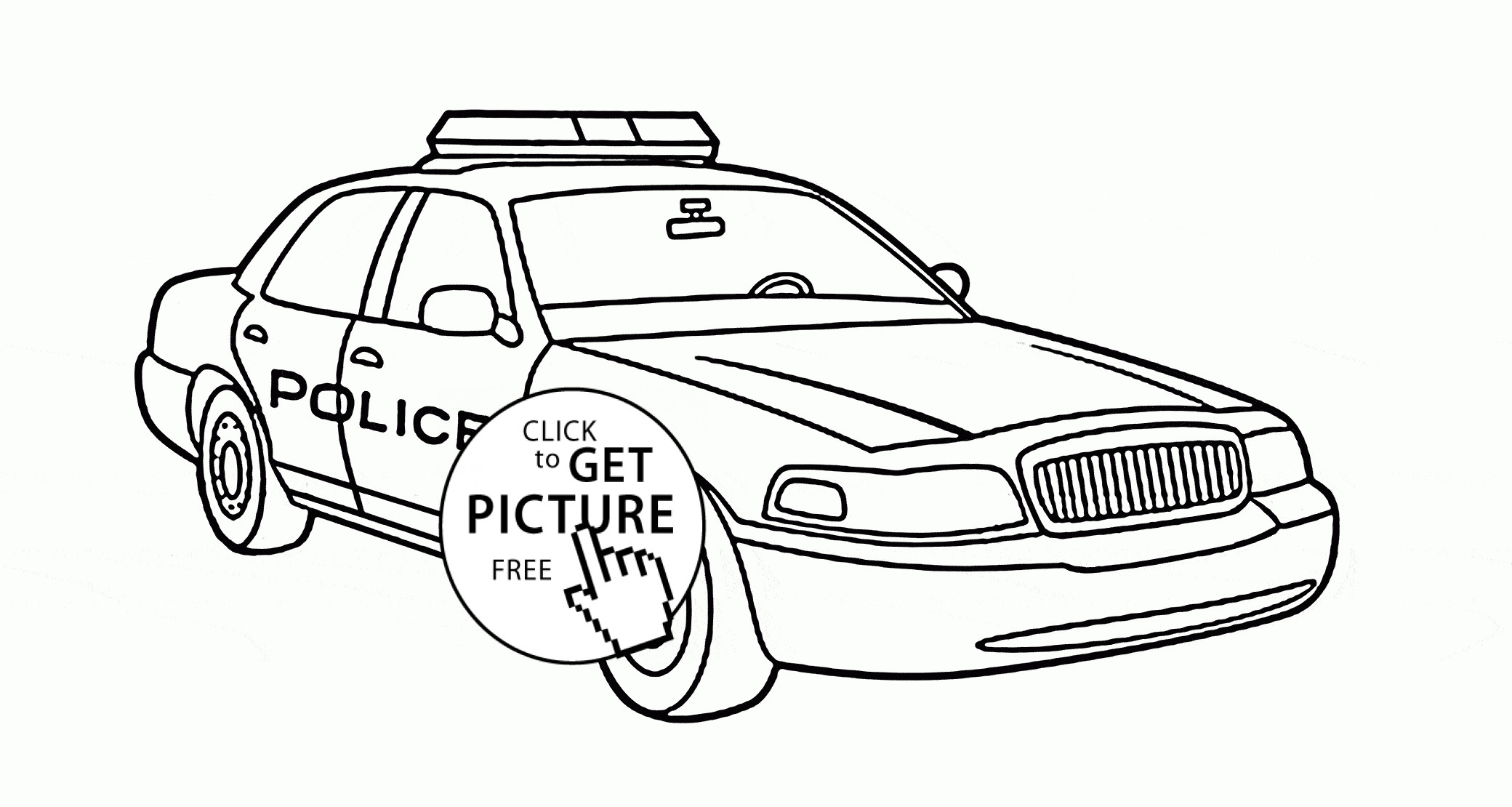 Best ideas about Coloring Pages For Boys Police Car
. Save or Pin Real Police Car coloring page for kids transportation Now.