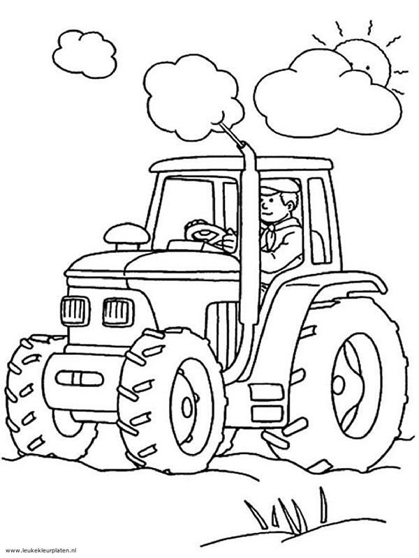 Best ideas about Coloring Pages For Boys Tractor
. Save or Pin 45 best images about Kleurplaten tractor on Pinterest Now.