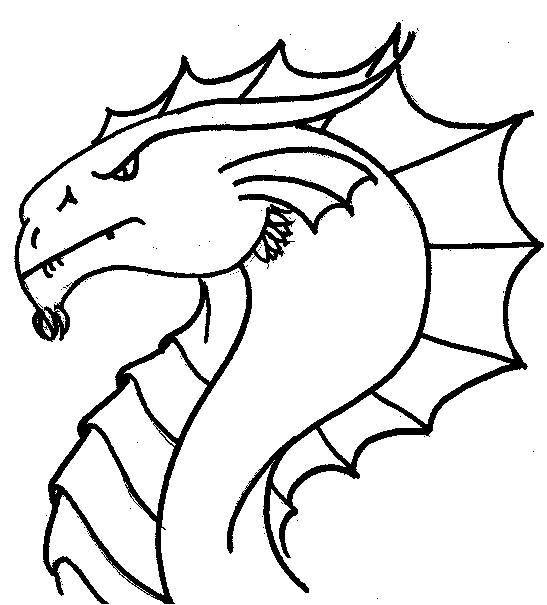 Best ideas about Coloring Pages For Boys You Likr
. Save or Pin Side view of dragon head I like the belly ridges Now.