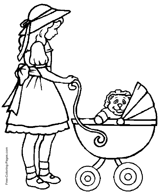 Best ideas about Coloring Pages For Girls 6 And 9
. Save or Pin Baby Girl Coloring Pages AZ Coloring Pages Now.