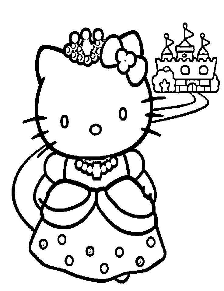 Best ideas about Coloring Pages For Girls Hello Kitty
. Save or Pin Princess Hello kitty Coloring Pages Now.