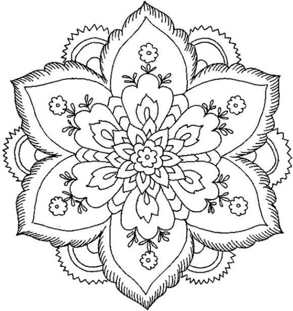 Best ideas about Coloring Pages For Girls Mandala Easy
. Save or Pin Mandala Coloring Simple Printable Mandala Coloring Pages Now.