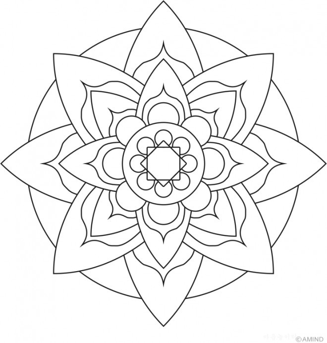 Best ideas about Coloring Pages For Girls Mandala Easy
. Save or Pin Coloriage Mandala Pétale de Fleur Facile dessin gratuit à Now.
