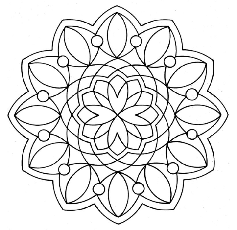 Best ideas about Coloring Pages For Girls Mandala Easy
. Save or Pin Easy mandala coloring pages for girls ColoringStar Now.