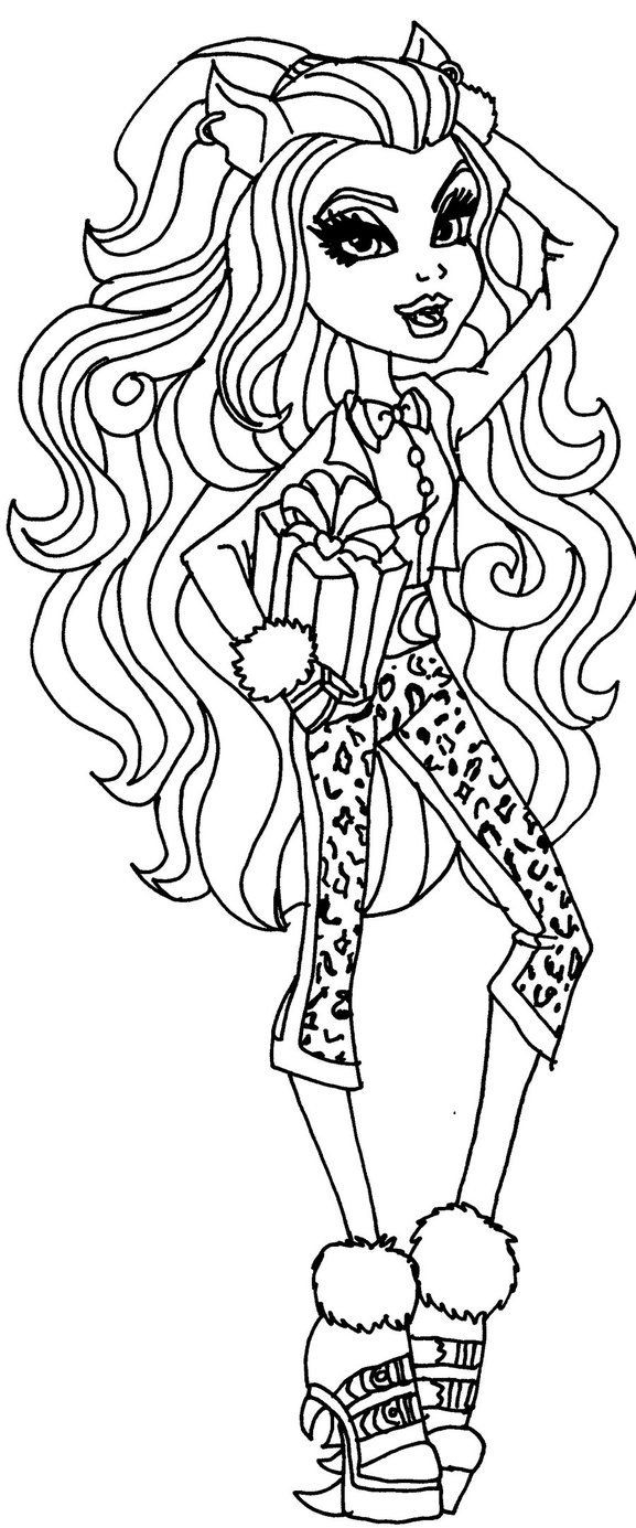 Best ideas about Coloring Pages For Girls Monster High
. Save or Pin Clawdeen Wolf Monster High Coloring Page Now.