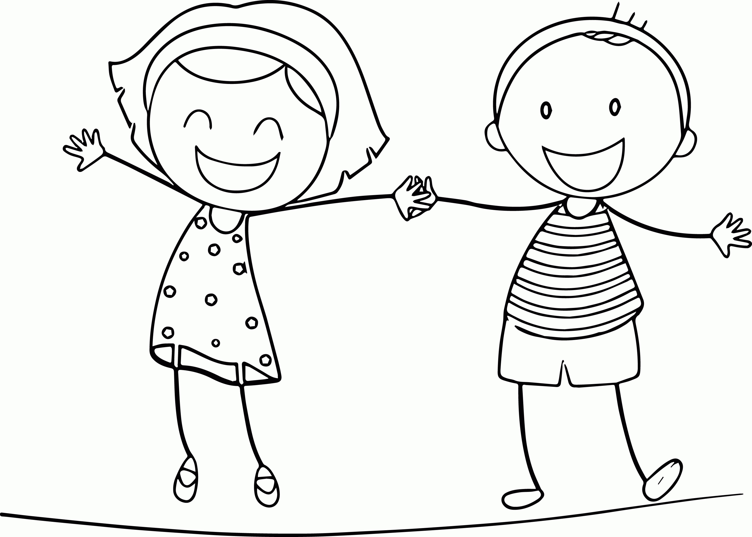Best ideas about Coloring Pages For Girls Nd Boys
. Save or Pin Girl And Boy Coloring Page Coloring Home Now.