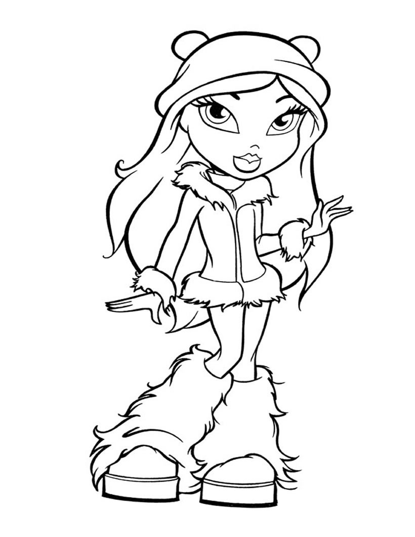 Best ideas about Coloring Pages For Girls Online
. Save or Pin BRATZ COLORING PAGES Now.