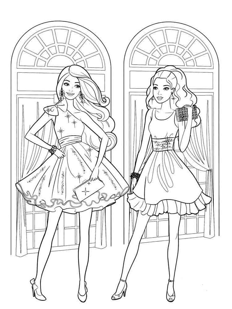 Best ideas about Coloring Pages For Girls The Age Of 10
. Save or Pin Раскраски Барби Скачать и распечатать раскраски Барби Now.