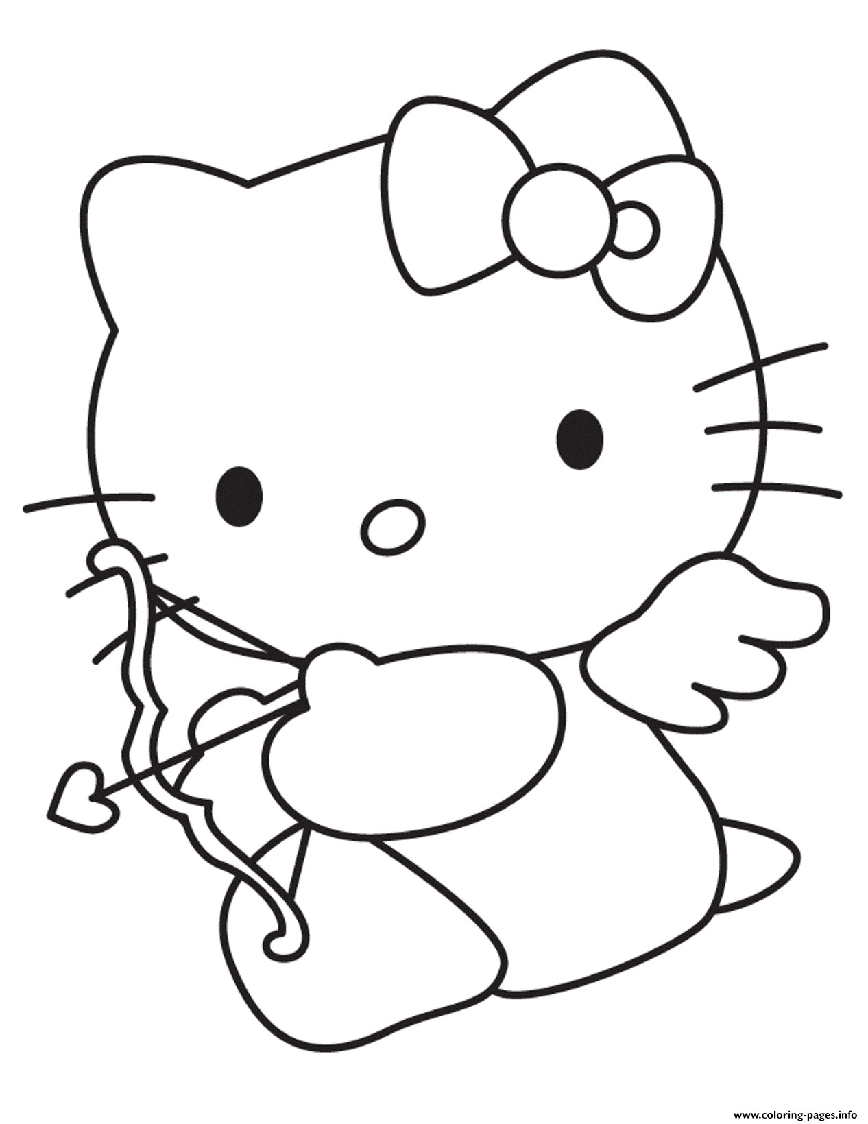 Best ideas about Coloring Pages For Girls Valentines
. Save or Pin Cupid Hello Kitty Valentine S7903 Coloring Pages Printable Now.