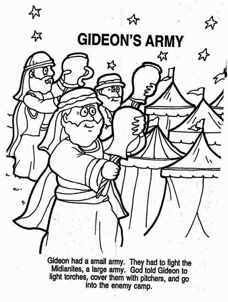 Best ideas about Coloring Pages For Kids Of Book Of Judges
. Save or Pin Gideon Coloring Page … Sunday School Activities Now.