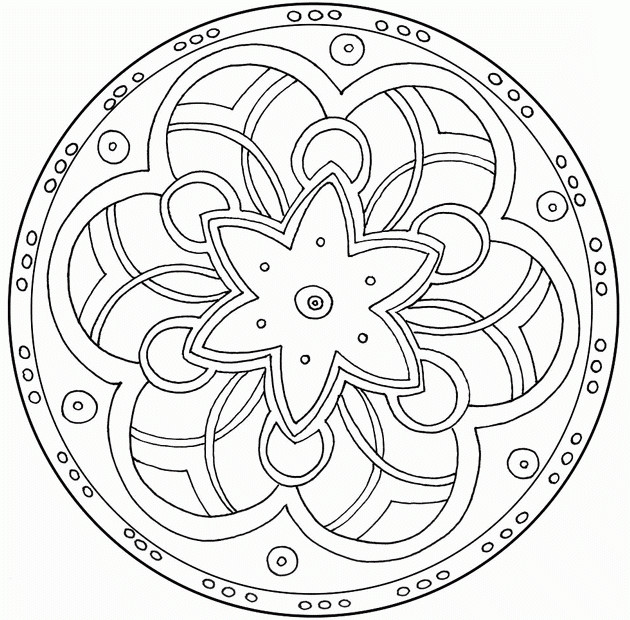 Best ideas about Coloring Pages For Teens Circles
. Save or Pin 196 Dibujos de Mandalas para Colorear fáciles y difciles Now.