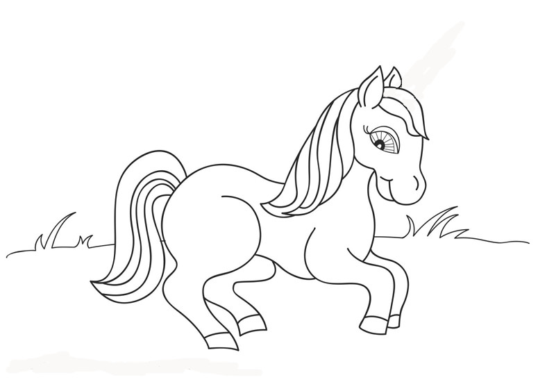 Best ideas about Coloring Pages For Teens Horses
. Save or Pin Horse coloring pages for kids Now.