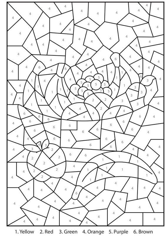 Best ideas about Coloring Pages For Teens Number By Color
. Save or Pin Free Printable Bowl Fruit Colour By Numbers Activity Now.