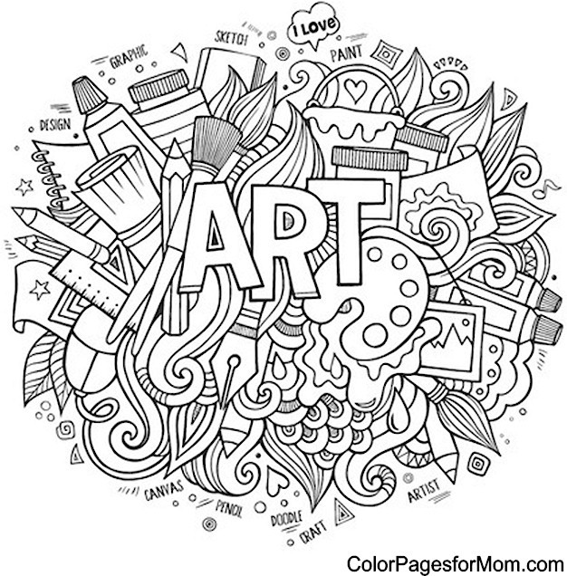 Best ideas about Coloring Pages For Teens Roll
. Save or Pin Doodles 24 Advanced Coloring Pages Now.